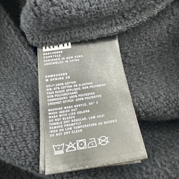 Kith Black Quinn Hoodie Size M - Picture 8 of 15